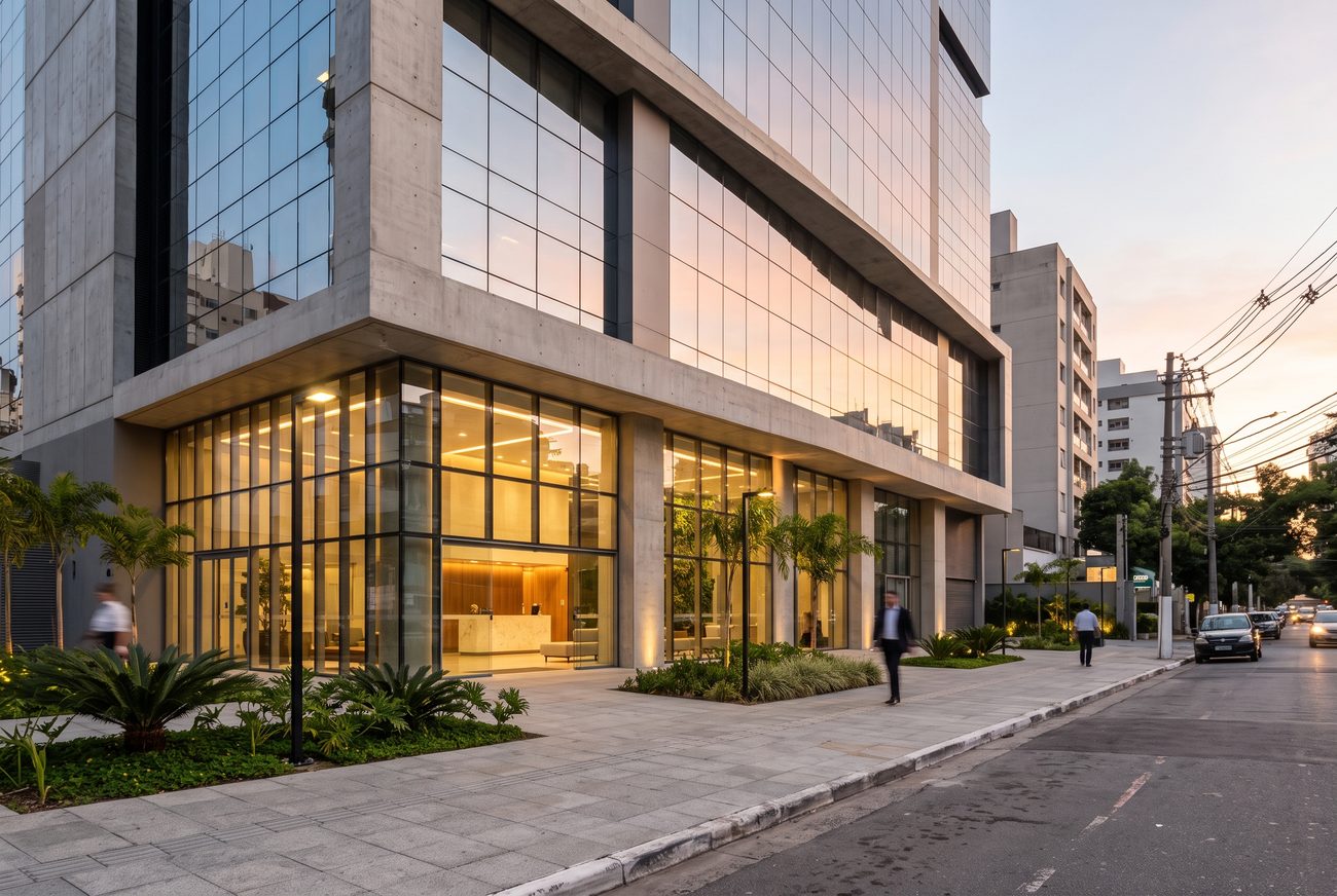 Espaços Comerciais — projeto VERTENTE
